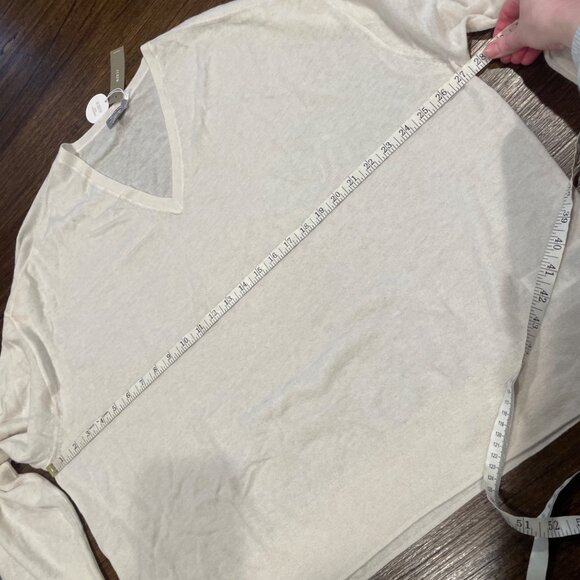 NWT J.Crew Women's Sz 2X Oversized Featherweight Cashmere V-Neck Sweater CJ437 - Picture 7 of 11